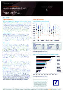 Deutsche Bank  Marketing material - For institutional investors only Global Prime Finance