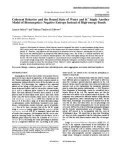 Send Orders of Reprints at [removed] The Open Biochemistry Journal, 2012, 6, [removed]