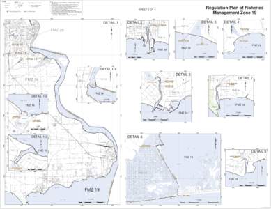 Regulation Plan Map of Fisheries Management Zone 19 - Sheet 2 of 4