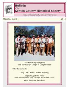 Bulletin of the Kenton County Historical Society Website: www.kentonlibrary.org Email: [removed]