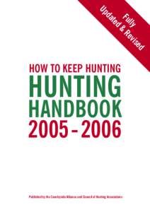 Countryside Alliance Hunting Handbook