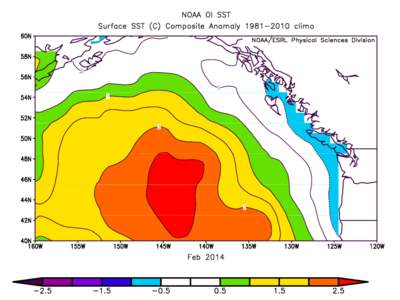 2  Recent NE Pacific Warming or: How I Learned to Stop Worrying and Love the Blob (with apologies to Stanley Kubrick)