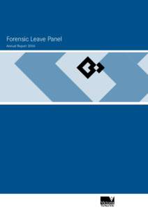 Forensic Leave Panel Annual Report 2006 4 Clinical review of area mental health services[removed]  Intensive care for adults in Victorian public hospitals 2003 