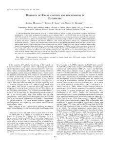 American Journal of Botany 94(3): 362–[removed]DIVERSITY