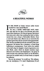 ` A BEAUTIFUL WOMAN I  N ABU DHABI an Indian woman called Auntie
