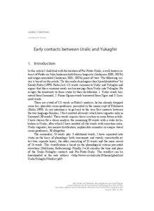 Languages of Europe / Languages of Russia / Uralic languages / Historical linguistics / Language families / Indo-Uralic languages / Uralic–Yukaghir languages / Proto-Uralic language / Ural–Altaic languages / Linguistics / Agglutinative languages / Ethnic groups in Asia