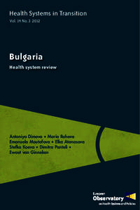 Health Systems in Transition Vol. 14 NoBulgaria Health system review