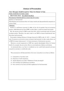 Microsoft Word - Abstract_Hirotsuka_.doc