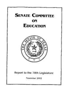 Charge One  Charge One Study accountability in public schools, including the performance and accountability of (a) charter schools, (b) alternative education programs, and (c) juvenile justice alternative education pro