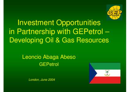 Business / Economy / Energy / GEPetrol / Malabo / EG LNG / Liquefied natural gas / Joint venture / BP / SonAir