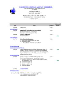 Maryland / Government / United States / Laurel /  Maryland / Washington Suburban Sanitary Commission / Closed session of the United States Congress