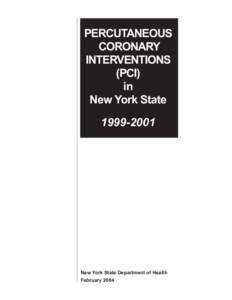  PERCUTANEOUS CORONARY INTERVENTIONS (PCI)  in  New York State  