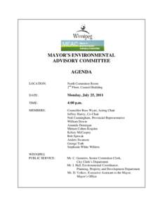 MEAC  Mayor’ Mayor’s Environmental Advisory Committee