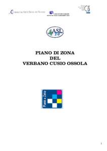 Consorzio Intercomunale dei Servizi Socio-Assistenziali Cusio PIANO DI ZONA DEL VERBANO CUSIO OSSOLA