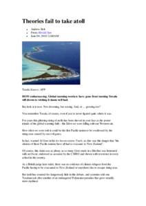 Theories fail to take atoll