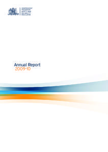 Annual Report 2009–10 The Hon John Robertson MLC Minister for Transport Parliament House