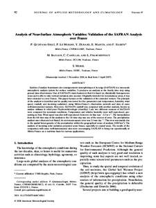 92  JOURNAL OF APPLIED METEOROLOGY AND CLIMATOLOGY VOLUME 47