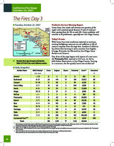Cleveland National Forest / California / Santiago Fire / Wildfires / Santa Ana winds / Santiago Canyon /  California / Modjeska Canyon /  California / October 2007 California wildfires / Cedar Fire / Santa Ana Mountains / Geography of California / Southern California