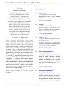 Duncan v. Retired Public Employees of Alaska, Inc., 71 P.3d[removed]P.3d 882 Supreme Court of Alaska. Jim DUNCAN, Commissioner, Alaska Department of Administration, Guy Bell,