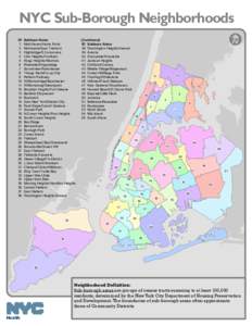 Boroughs of New York City / Neighborhoods in New York City / Throggs Neck / Parkchester /  Bronx / Soundview /  Bronx / Government of New York City / Baychester /  Bronx / Williamsbridge /  Bronx / Brooklyn / New York City / Geography of New York / New York metropolitan area