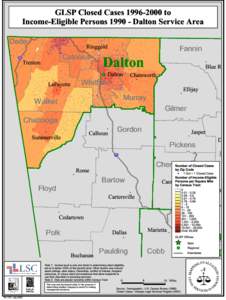 GLSP Closed Cases[removed]to Income-Eligible Persons[removed]Dalton Service Area # #