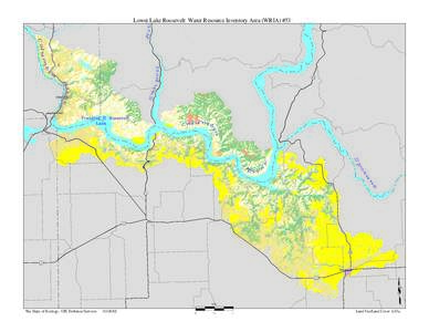 Lower Lake Roosevelt Water Resource Inventory Area (WRIA) #53  Elmer City Coulee Dam