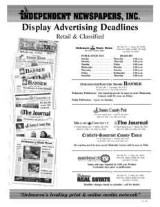 Display Advertising Deadlines.qxp