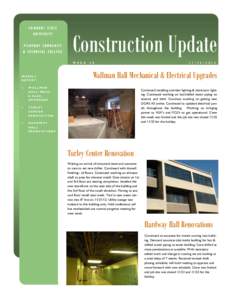 FAIRMONT STATE UNIVERSITY PIERPONT COMMUNITY & TECHNICAL COLLEGE  Construction Update