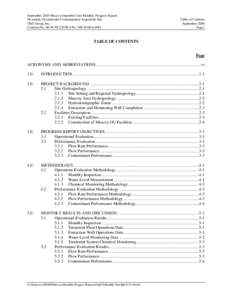 Aquifers / Water pollution / Soil contamination / Muscoy /  California / Hydrogeology / Superfund / San Bernardino /  California / Groundwater / Trichloroethylene / Water / Environment / Pollution