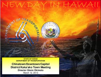 Interstate Highway System / Honolulu / Hawaii Route 92 / Interstate H-1 / Contraflow lane reversal / Kamehameha Highway / Hawaii Route 61 / Ala Moana / Honolulu County /  Hawaii / Transport / Hawaii