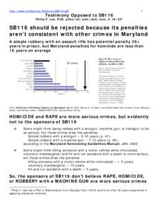 http://www.mcrkba.org/TestimonySB116.pdf  Testimony Opposed to SB116 1