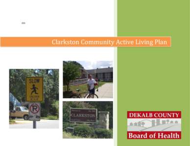 Clarkston Community Active Living Plan
