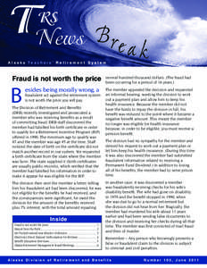 TNews Bre RS Alaska Teachers’ Retirement System  Fraud is not worth the price