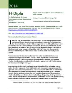 H-Diplo Article Review No. 452