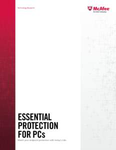 Technology Blueprint  Essential Protection for PCs