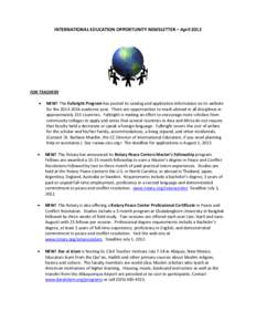 Microsoft Word - International Ed Newsletter 04-12