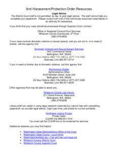 Whatcom County /  Washington / Bellingham / Geography of the United States / Domestic violence / Marjaree Mason Center / Bellingham /  Washington / Washington / Violence against women