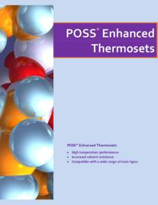 POSS® molecules for thermosets