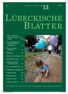 € 2,–  30. Juni 2012 · 177. Jahrgang · Heft 13