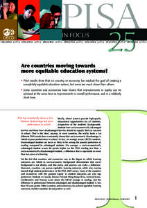 PISA 25 in Focus  education policy education policy education policy education policy education policy education policy education policy