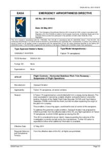 EASA Form[removed]Emergency AD Template