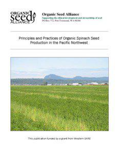 Seed Production Manuals Outline:
