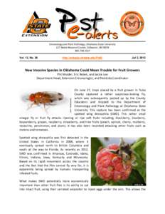 Plant Disease and Insect Advisory