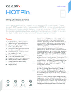 Internet protocols / Security token / One-time password / HOTP / Two-factor authentication / Access token / RADIUS / Citrix Systems / SecurID / Computing / Security / Computer security