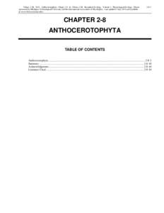Bryophyte / Gametophyte / Embryophyte / Marchantiophyta / Phaeoceros / Notothylas / Anthoceros / Dendroceros / Plant / Botany / Hornworts / Biology