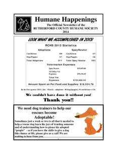 HumaneHappenings_2014.pub