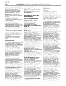 Federal Register / Vol. 80, NoMonday, May 18, Notices cooperative agreement with the U.S. Department of Education, Rehabilitation