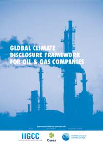 GLOBAL CLIMATE DISCLOSURE FRAMEWORK FOR OIL & GAS COMPANIES Europe