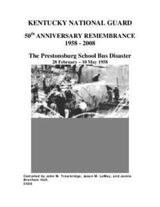 Prestonsburg /  Kentucky / Levisa Fork / The Floyd County Times / Jenny Wiley / Prestonsburg /  Kentucky bus disaster / Kentucky / Floyd County /  Kentucky / Geography of the United States