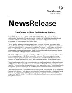 TransCanada Corporation / TransCanada pipeline / TC PipeLines / Canada / SCANA / Russ Girling / Economy of Canada / Energy / Hal Kvisle